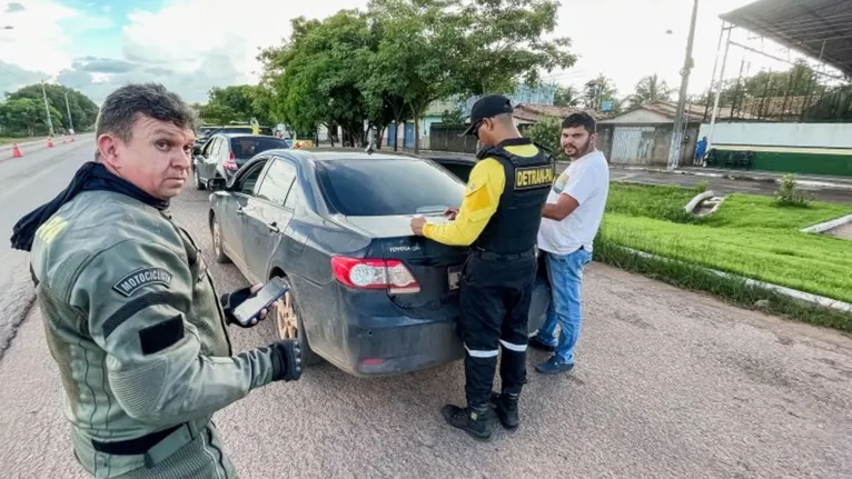 Fiscalização na BR-222, em Marabá, sudeste do estado