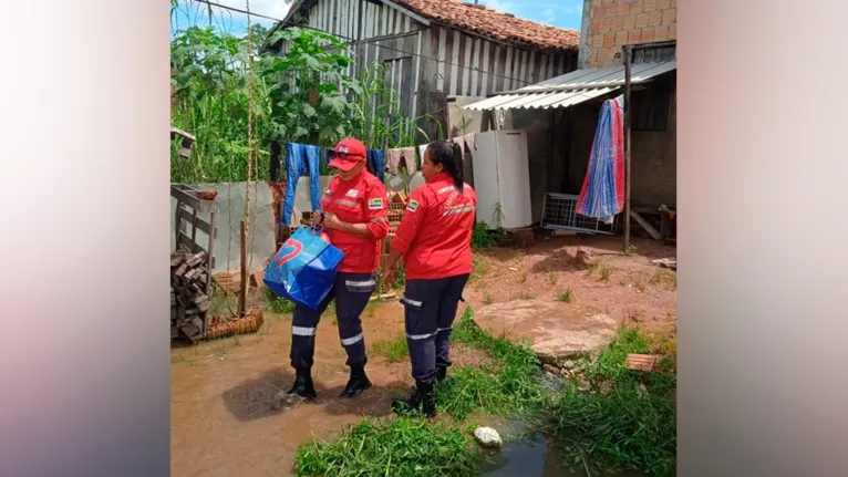 Os trabalhos da Defesa Civil consistem, neste momento, no monitoramento do nível dos rios