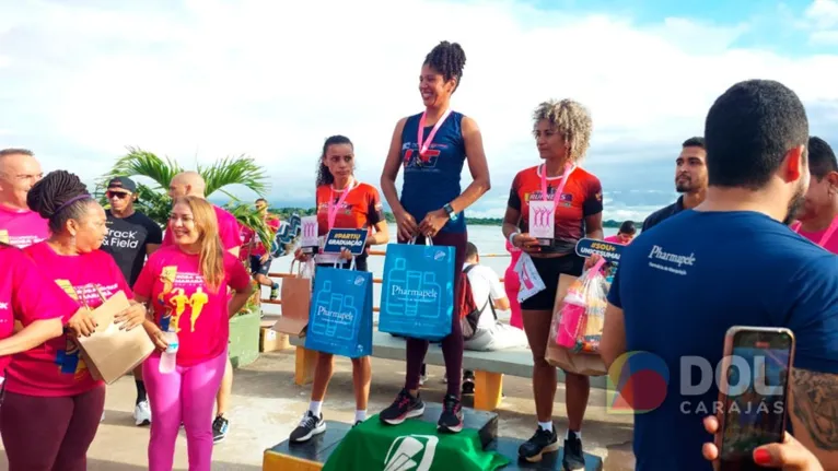 Andréia Oliveira, foi a primeira mulher a cruzar a linha de chegada, ocupando o primeiro lugar geral feminino