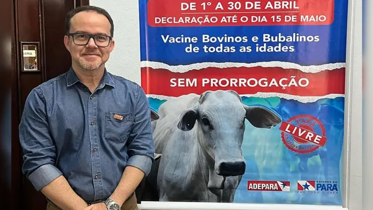 George Santos, gerente do Programa Estadual de Erradicação da Febre Aftosa