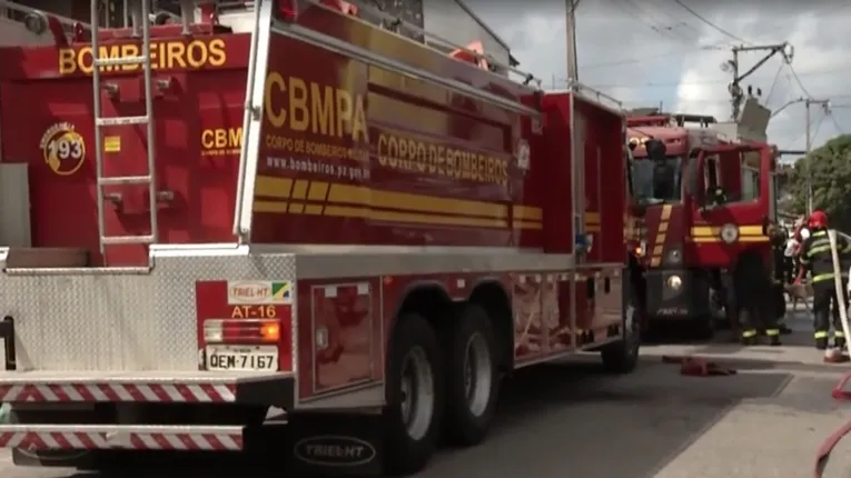 Rápida ação dos Bombeiros impediu que o fogo se alastrasse