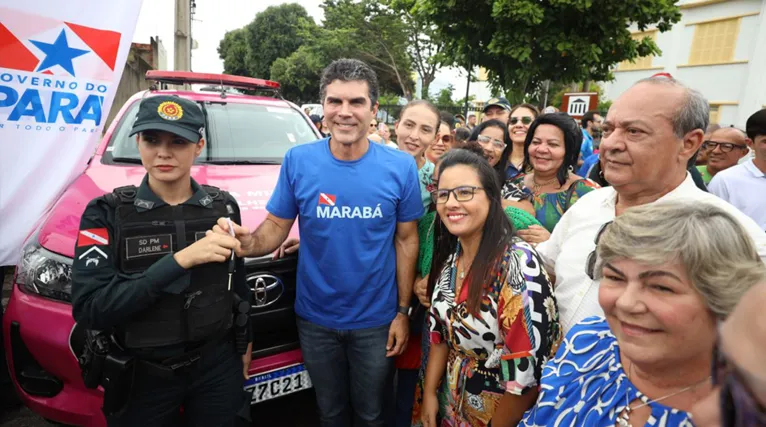 Os veículos foram entregues pelo governador Helder Barbalho, na Praça Duque de Caxias, em Marabá, durante agenda de trabalho.