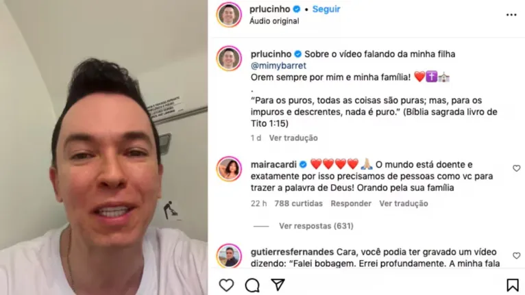 Maíra Cardi defende pastor que beijou filha menor na boca