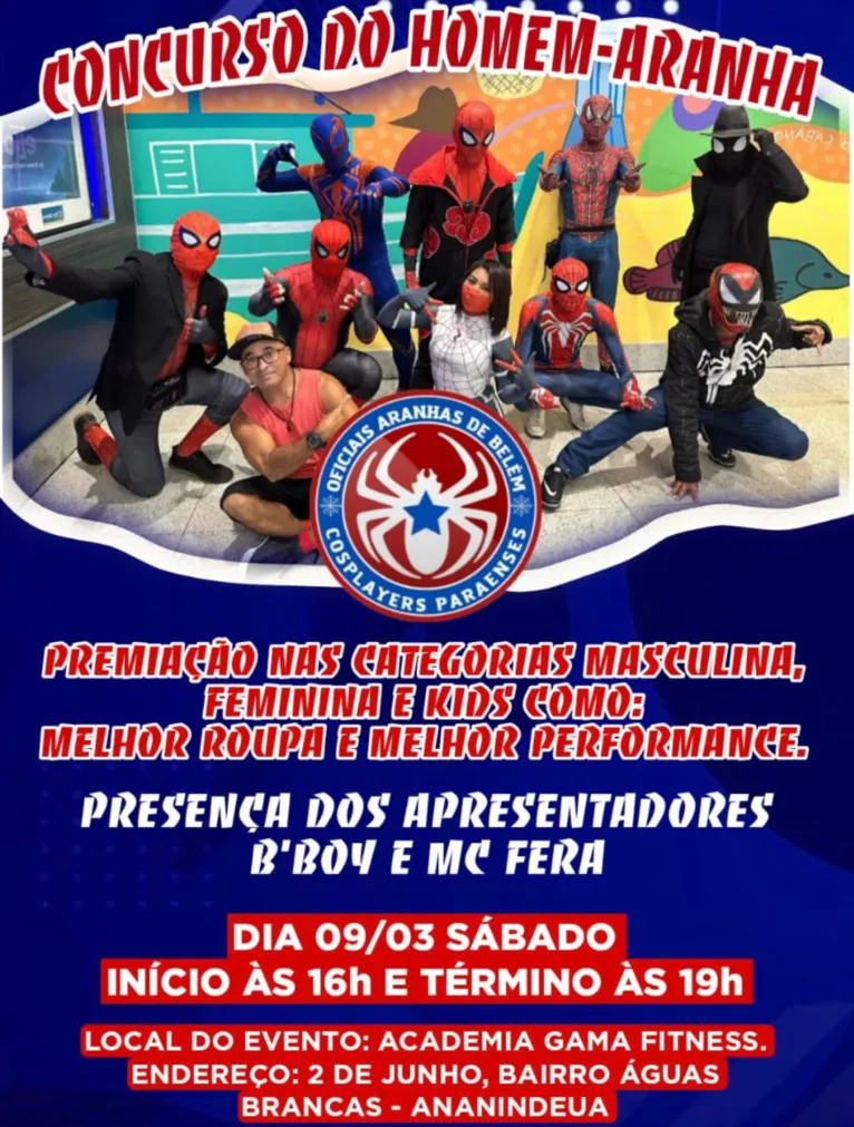 Encontro traz Homem-Aranha para crianças com Autismo 