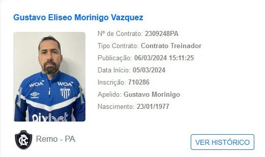 Morínigo é regularizado e pode estrear pelo Clube do Remo