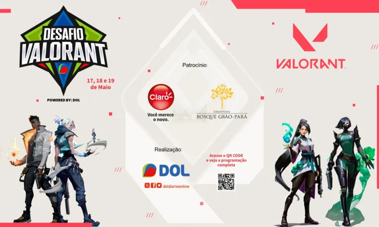 DOL promove Desafio Valorant neste final de semana em Belém