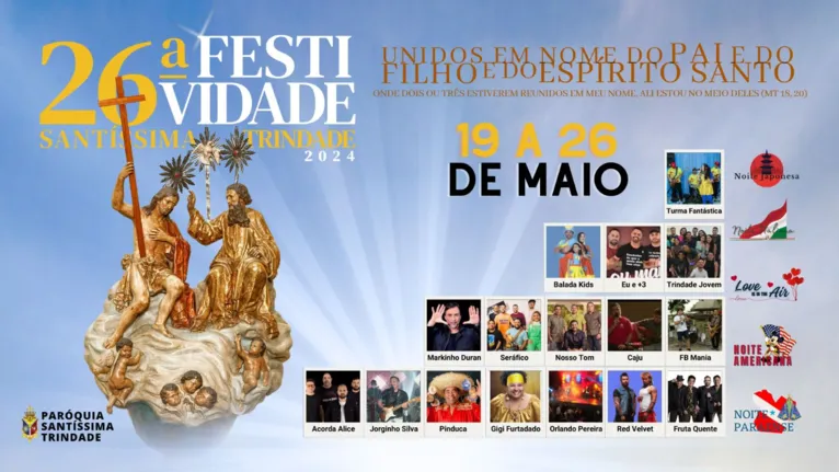 Belém realiza Festividade da Santíssima Trindade