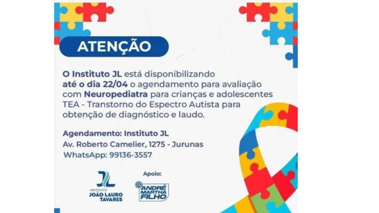 Crianças e adolescentes autistas recebem consultas gratuitas