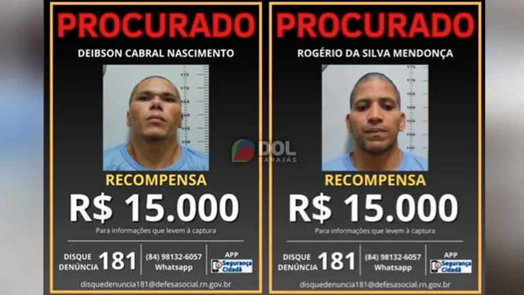 Fugitivos de Mossoró são vistos em plantação de banana no RN