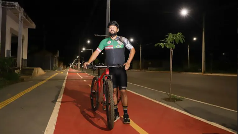 Fábio Batista preside o Clube de Ciclistas de Canaã dos Carajás, o C4, criado em 2020.