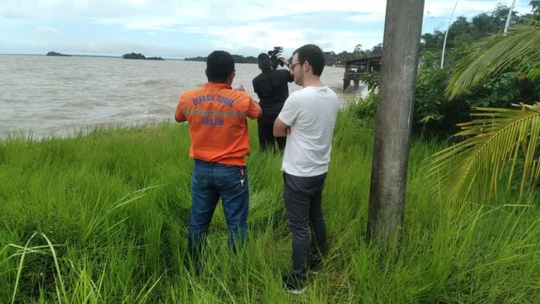 Defesa Civil de Belém alerta a população para evitar as praias de Mosqueiro nos horários previstos para a maré alta na região neste período