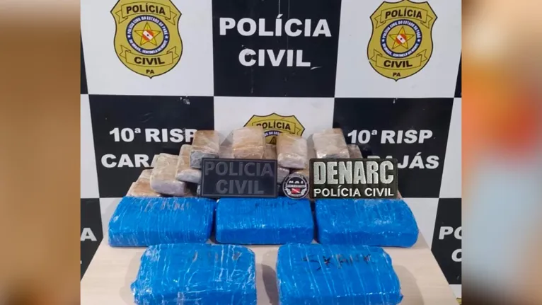 Mais de 15 quilos de entorpecente foram apreendidos pela Polícia Civil