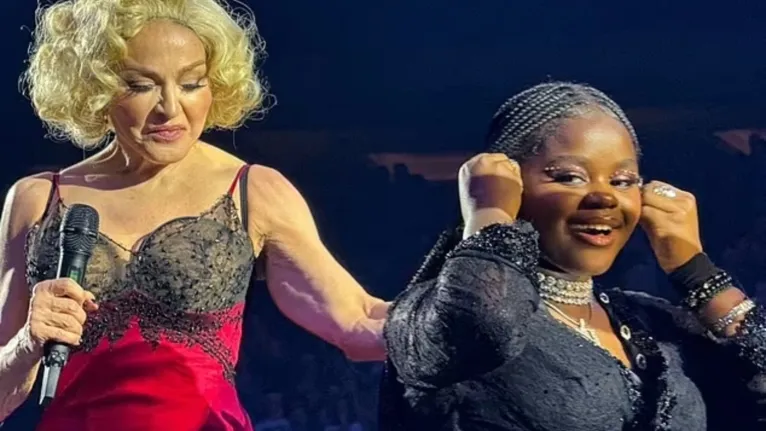 Mercy James participa dos shows de Madonna com frequência