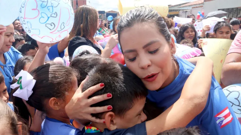 A prefeita Patrícia Alencar