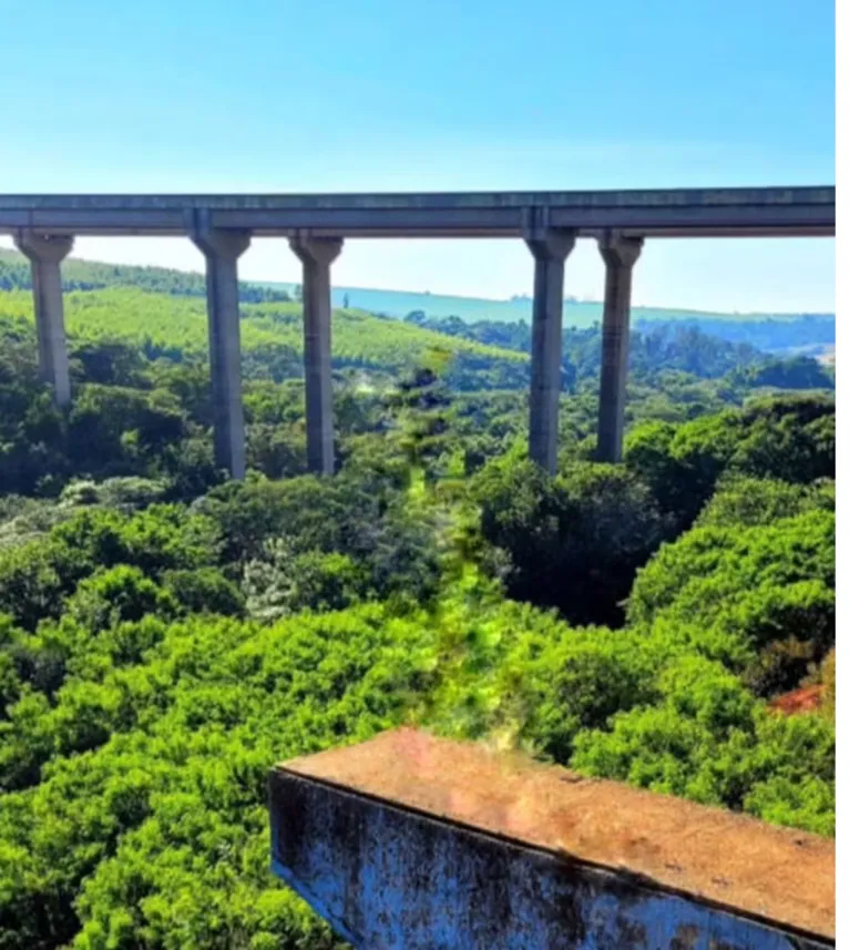 Ponte do Esqueleto fica na divisa entre Cordeirópolis e Limeira (SP