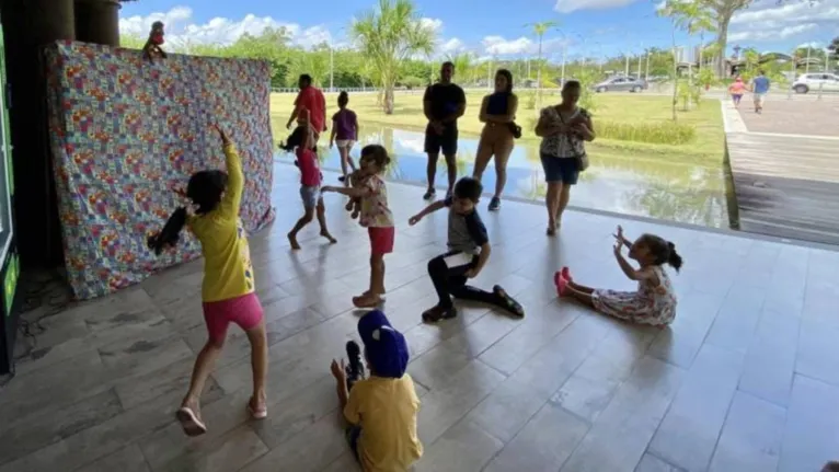 As crianças poderão participar de diversas brincadeiras.