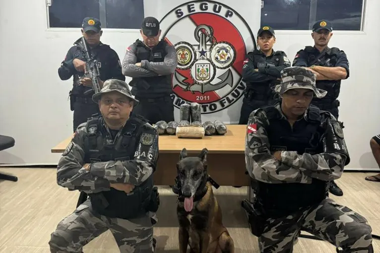 Homem é preso transportando drogas em embarcação