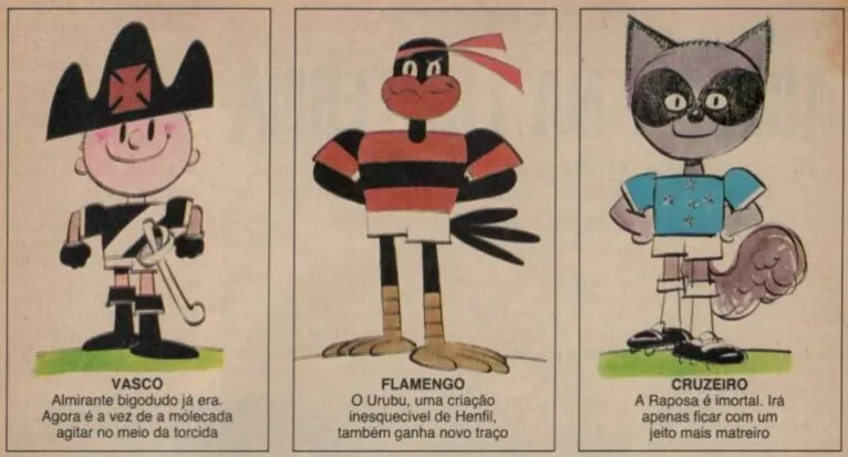 CBF lembra mascotes da Copa de 1987 criados por Ziraldo