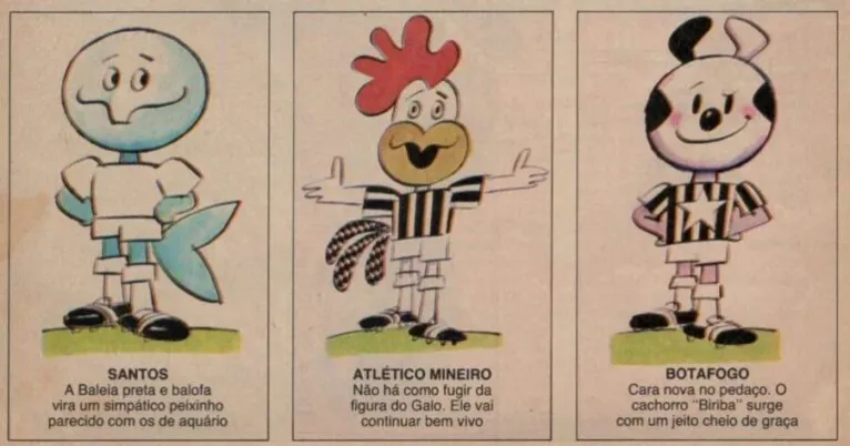 CBF lembra mascotes da Copa de 1987 criados por Ziraldo