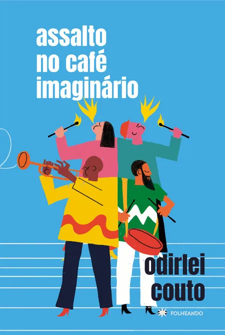 Capa de "Assalto no Café Imaginário": Uma coletânea de contos e micro contos do escritor paraense Odirlei Couto, mergulhando no realismo e na fantasia amazônica.