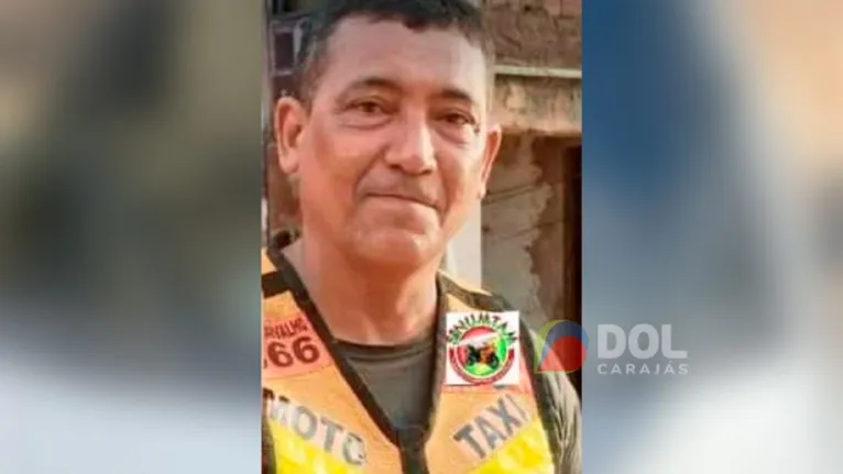 Jair Carvalho era mototaxista e perdeu a vida em acidente próximo a ponte em Marabá neste domingo (2)