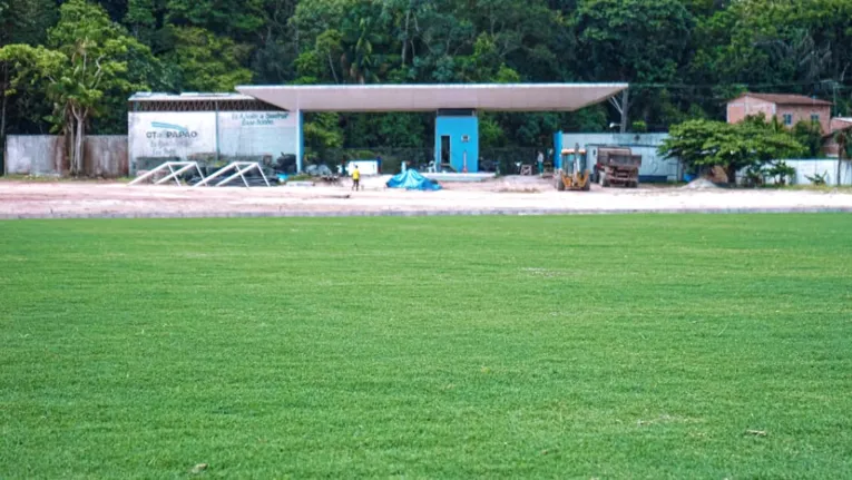 Bicolores já utilizam o primeiro campo para treinos da equipe profissional