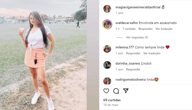 Em última postagem nas redes sociais, Cigana Esmeralda já tinha cometido o crime contra o empresário