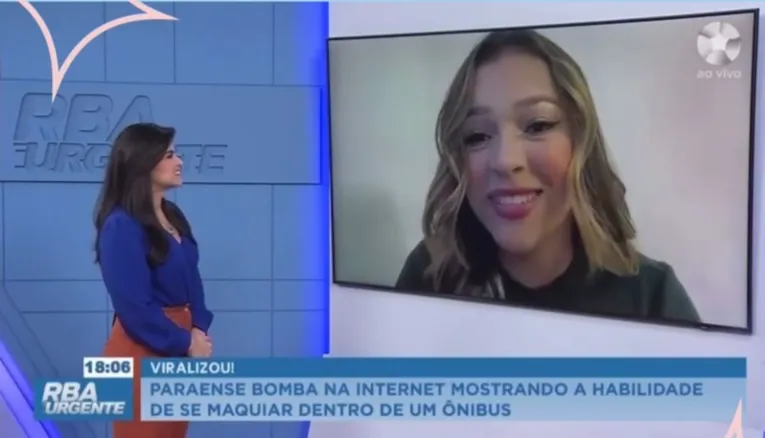 A viralização foi grande que resultou até em entrevista ao vivo na RBATV