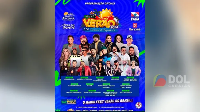 Verão terá vasta programação em Conceição do Araguaia