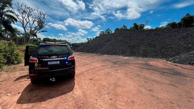 Cerca de 30 toneladas do minério foram apreendidas