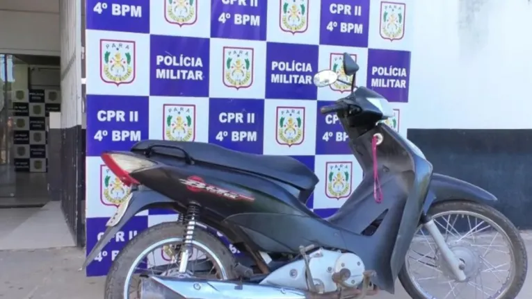 A recuperação frequente da polícia indica o grande número de motocicletas roubadas