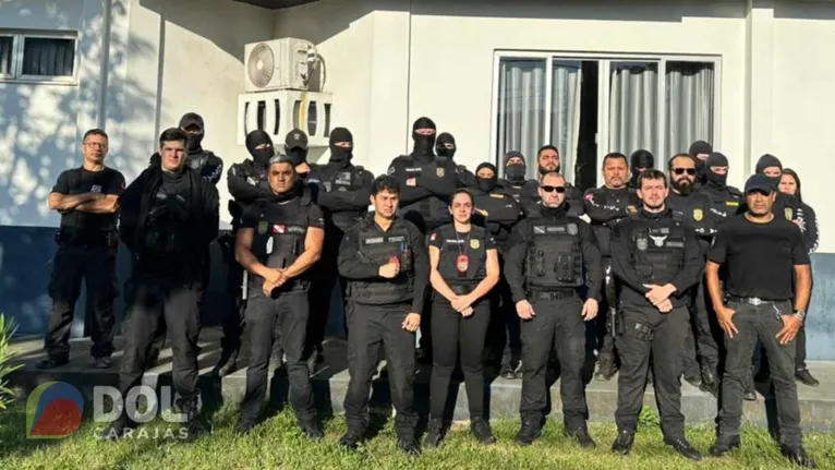 Mais de 30 policiais participaram da operação "Hemera"