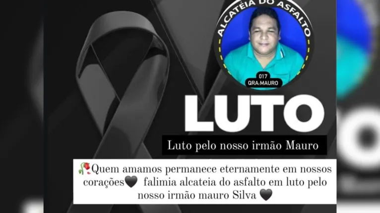 Motoristas do grupo Alcatéia do Asfalto lamentaram a morte do companheiro.