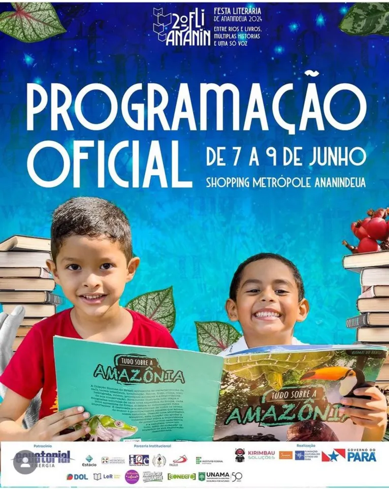 Shopping de Belém recebe segunda edição de Festa Literária