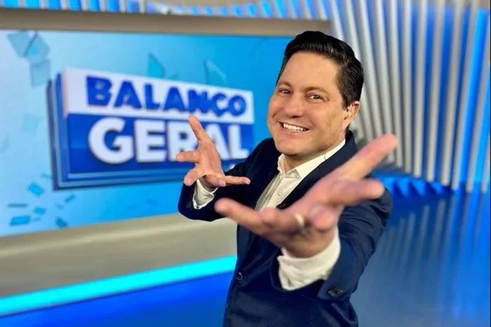 Eleandro Passaia apresentava o Balanço Geral SP Manhã há cerca de três anos