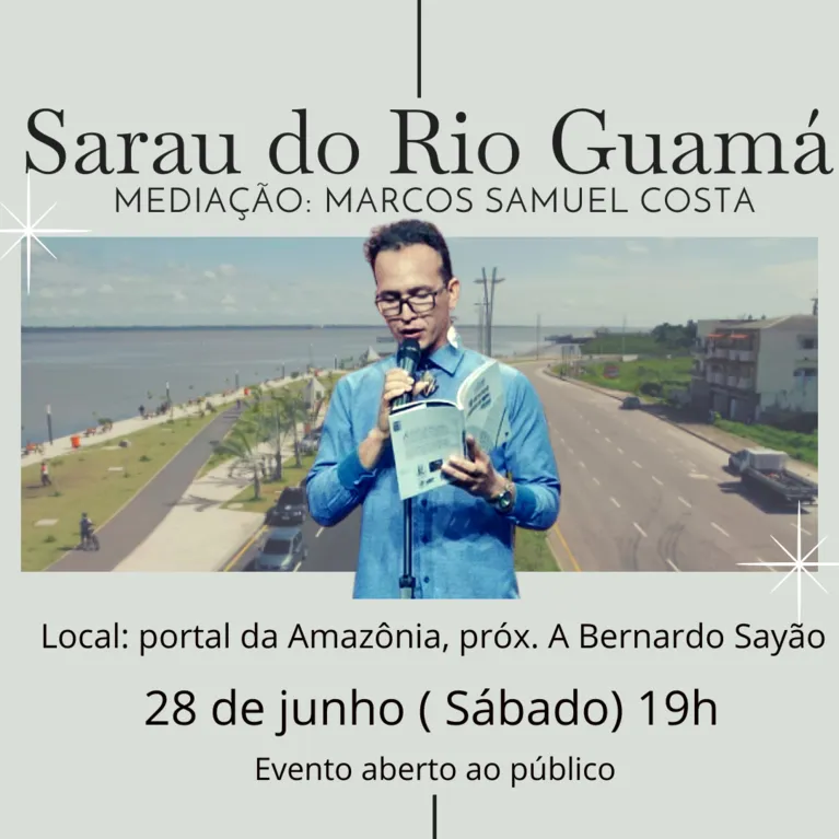 Escritor marajoara promove "Sarau do Rio Guamá", em Belém