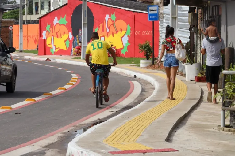 A Avenida Padre Bruno Secchi hoje: antiga Rua da Yamada, no bairro do Bengui.