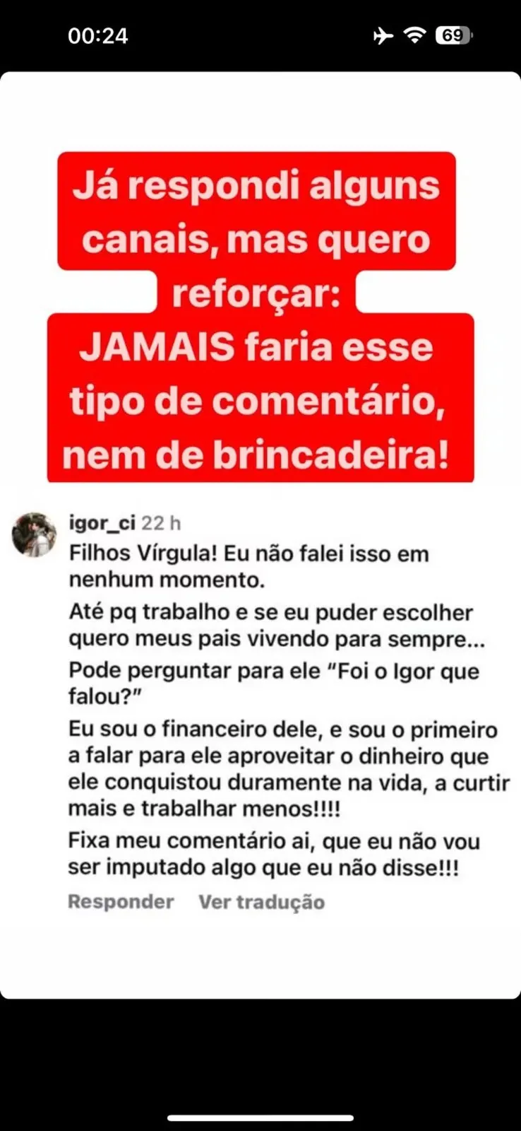 Filho de Zezé Di Camargo reclama sobre herança e rebate o pai