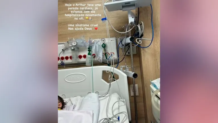 Ingra Soares lamentou a volta do filho caçula para o hospital