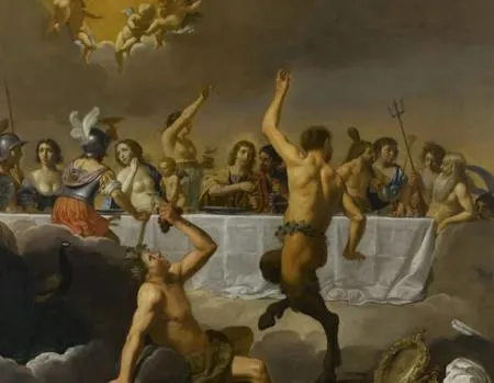 "Festa dos Deuses" de Jan Harmensz van Bijlert.