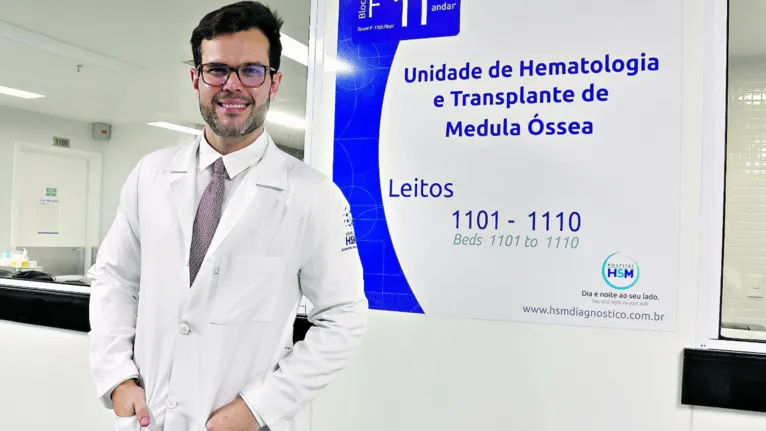 Dr. João Saraiva, médico hematologista e especialista em transplante de medula óssea.