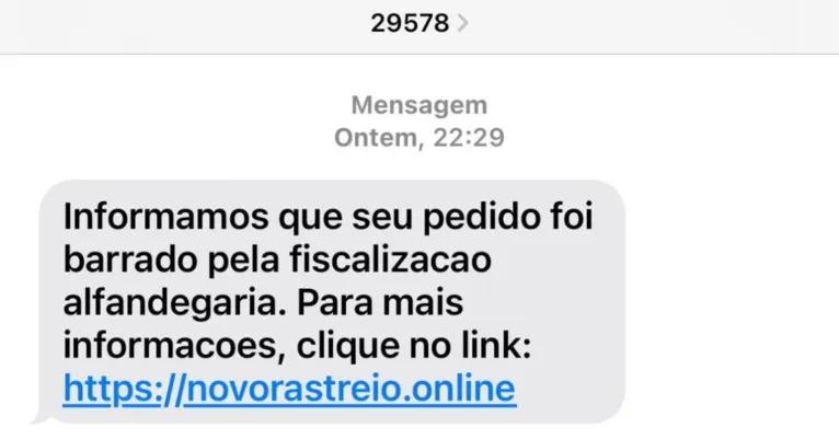 Alerta: saiba como evitar o “Golpe dos Correios” via SMS