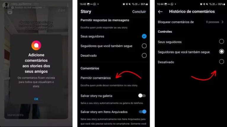 Instagram começa a liberar comentários públicos nos Stories