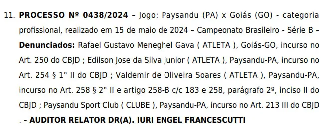 Paysandu será julgado por mau comportamento da torcida