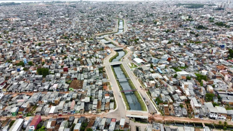 Bacia do Tucunduba receberá novas obras de urbanização e requalificação, além de moradias do Minha Casa, Minha Vida para pessoas que vivem às margens do canal