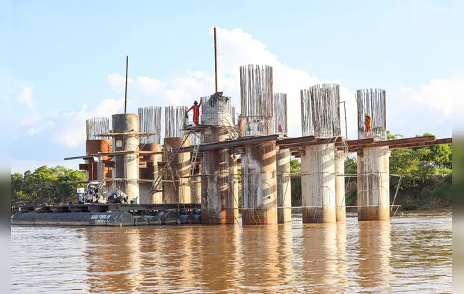 Veja como está ficando a nova ponte sobre o rio Itacaiúnas!