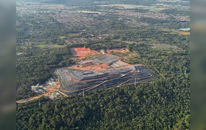 Aterro de Marituba recebe lixo coletado nos municípios de Belém, Ananindeua e Marituba