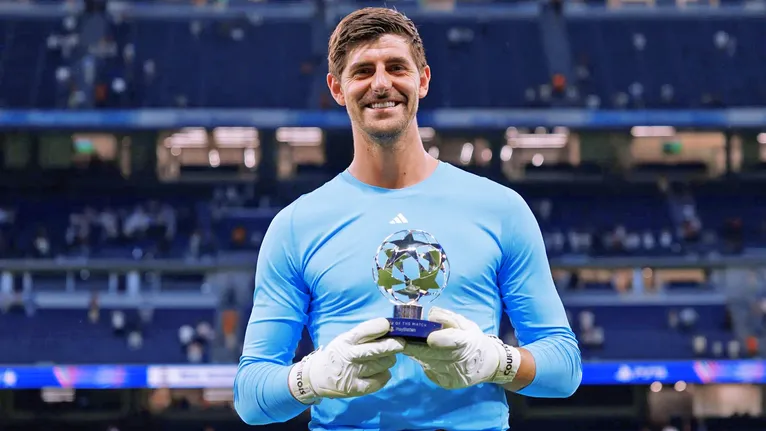 Courtois foi eleito o MVP do jogo