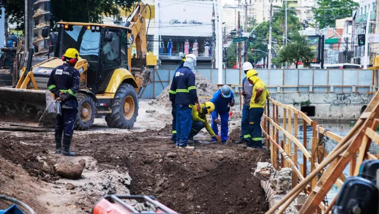 Obras da Nova Tamandaré estão intensas