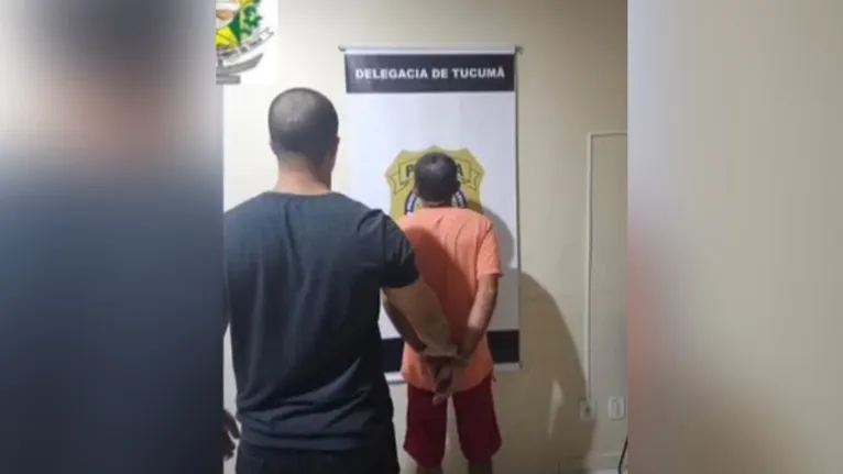 O homem foi conduzido para a Delegacia de Polícia Civil, ficando à disposição da Justiça.